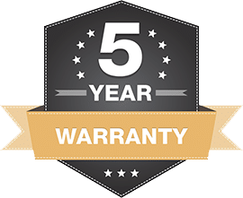 5 YEAR WARRANTY (6 Months Free) 